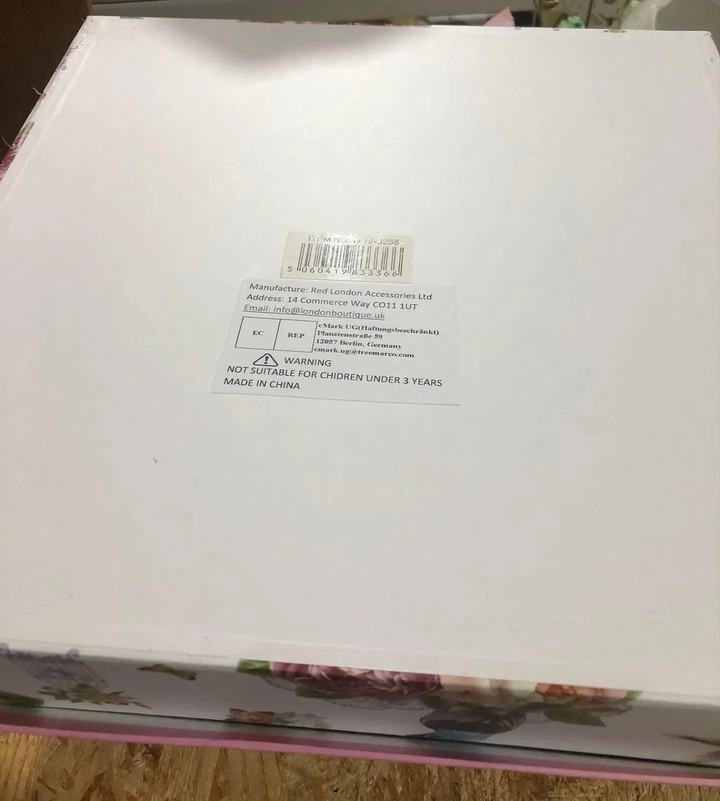 Чайник-заварник London Boutique Victoria Rose Фарфор з чашкою та блюдцем, фото №5