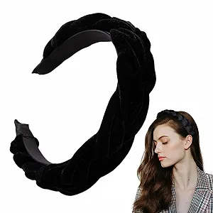 Обруч Оксамитовий Плетений Широкий - Фото 1