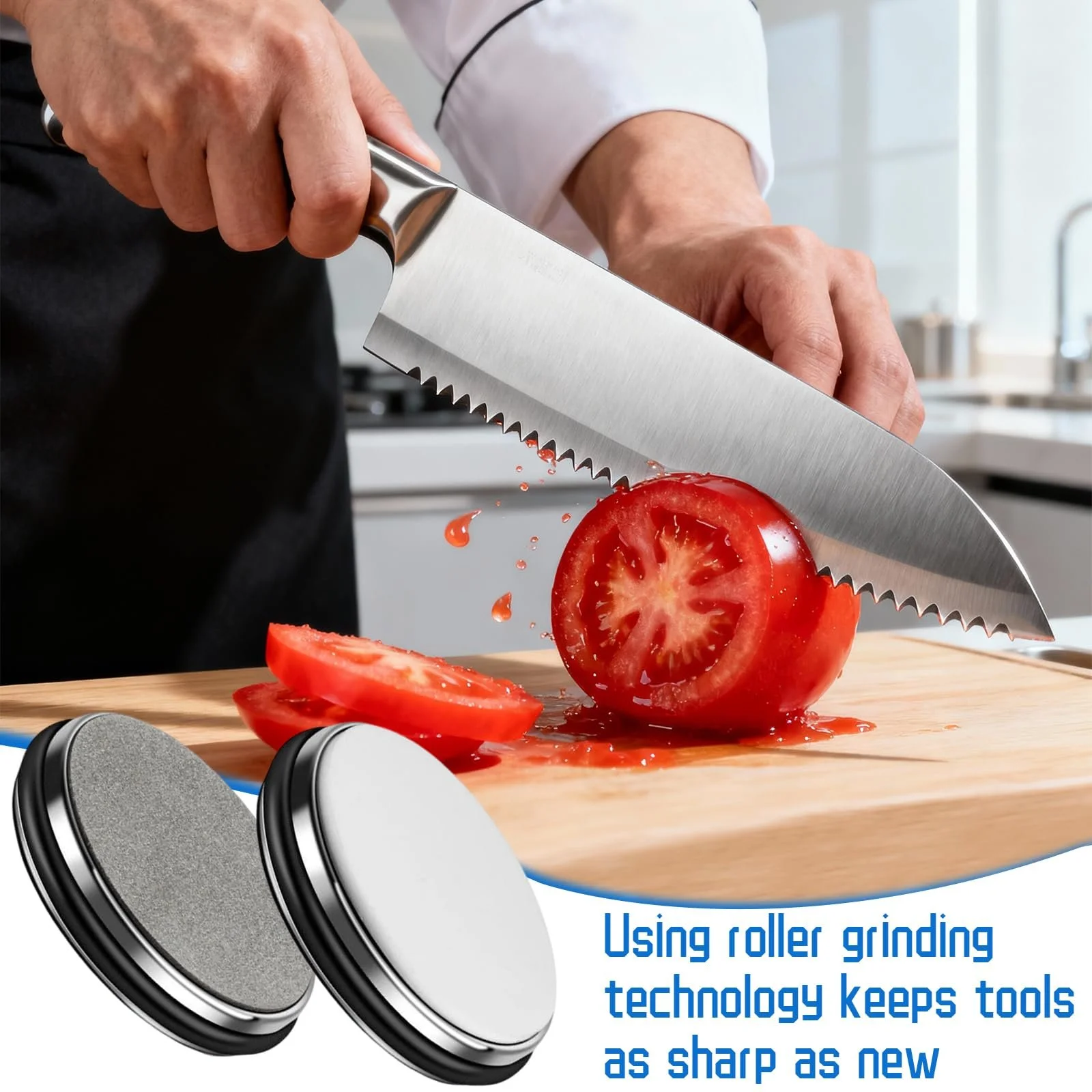 Сменные диски для роликовой точилки 2 шт. M12 Алмаз 400 и 1000 Grit, фото №7