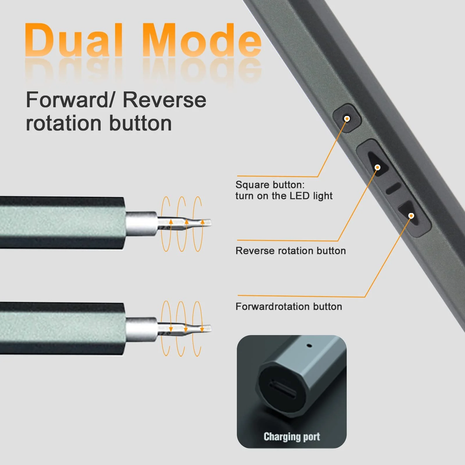 Электрическая отвертка Dinow 66 в 1 с LED подсветкой, фото №6 Электрическая отвертка Dinow 66 в 1 с LED подсветкой, фото №6