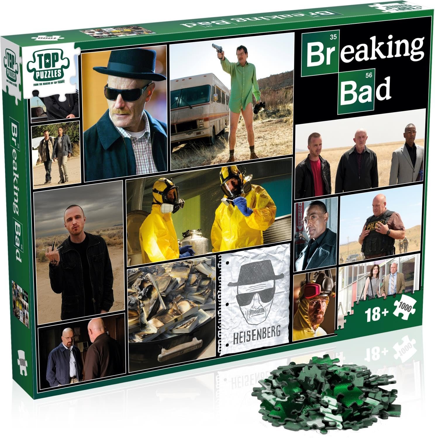 Пазл WINNING MOVES Breaking Bad Patchwork 1000 елементів, фото №2 Пазл WINNING MOVES Breaking Bad Patchwork 1000 елементів, фото №2