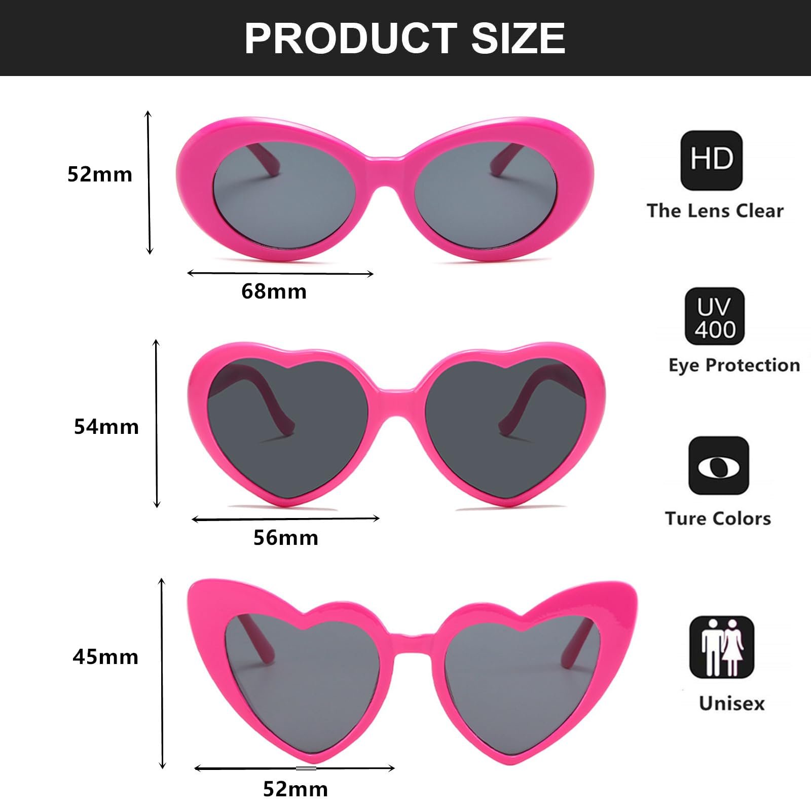 Солнцезащитные очки FSMILING Retro Женский набор Vintage Multipack 90s, фото №5 Солнцезащитные очки FSMILING Retro Женский набор Vintage Multipack 90s, фото №5