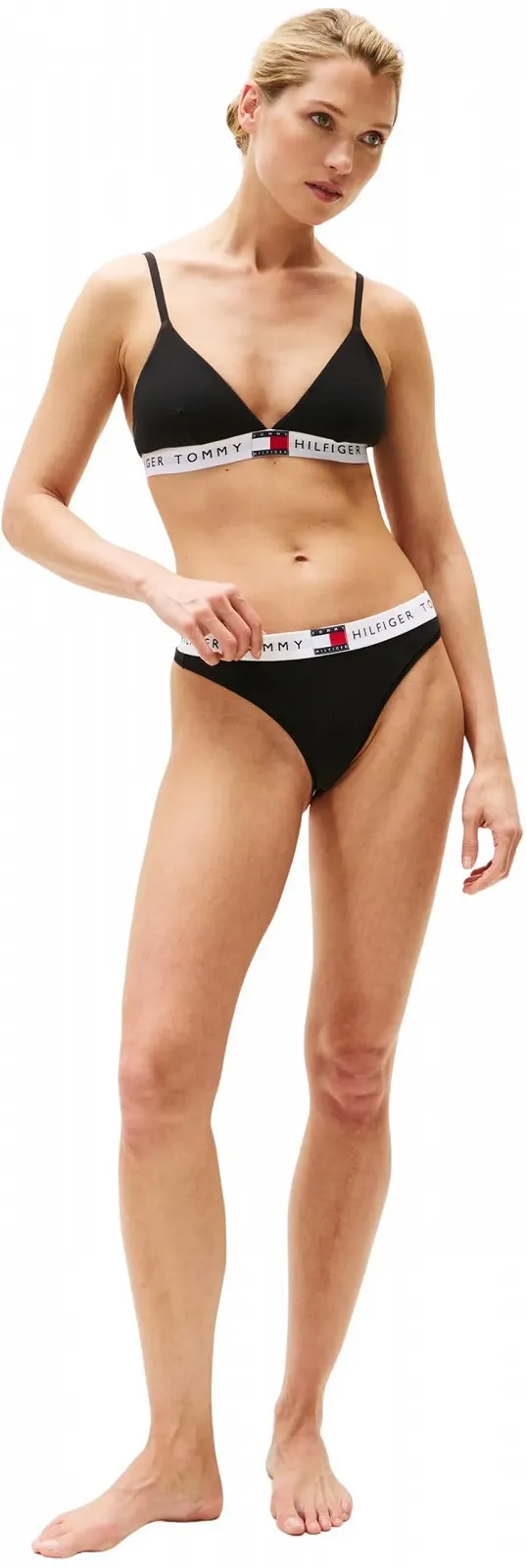 Бюстгальтер трикутник Tommy Hilfiger з логотипом на поясі, фото №3 Бюстгальтер трикутник Tommy Hilfiger з логотипом на поясі, фото №3