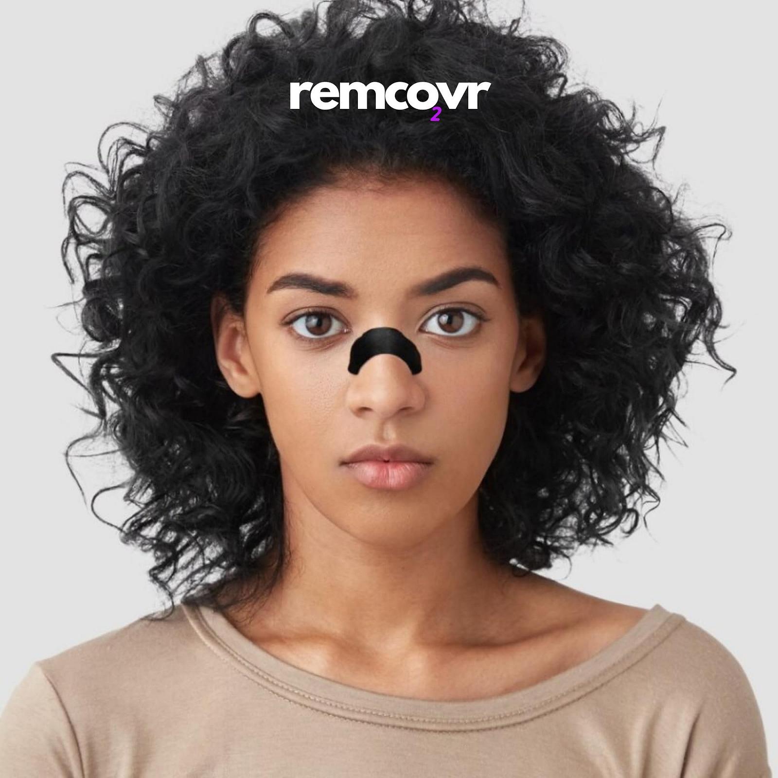 Смужки для носа Remcovr для дихання 30 смужок для носа для покращеного поглинання кисню Міцні клейкі, фото №8