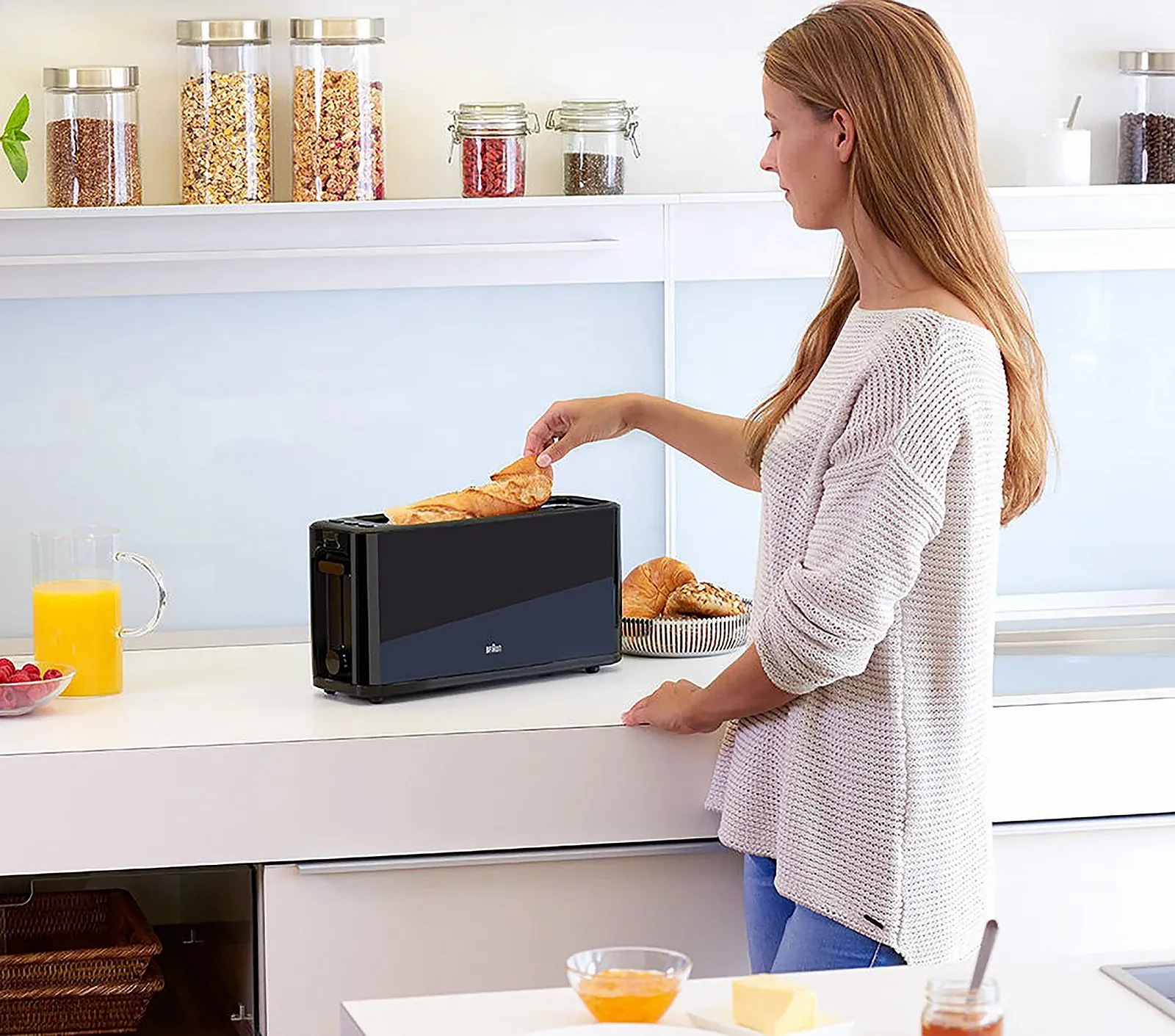 Тостер Braun HT3110BK 1000Вт Чорний, фото №4