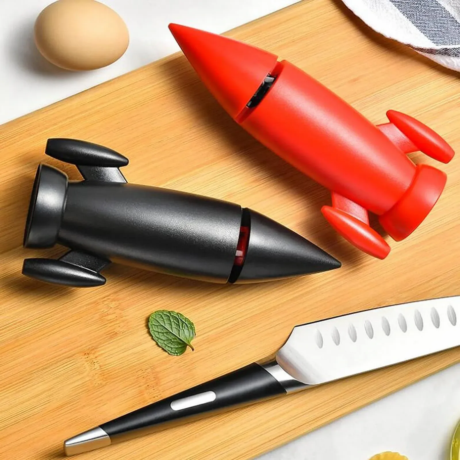 Точило для ножів ручна керамічна ABS ергономічна чорна, фото №2 Точило для ножів ручна керамічна ABS ергономічна чорна, фото №2