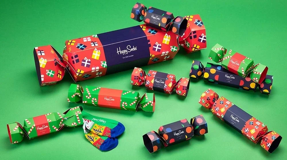 Носки Happy Socks Big Dot Holiday Cracker Pack of 2 Multi, фото №4