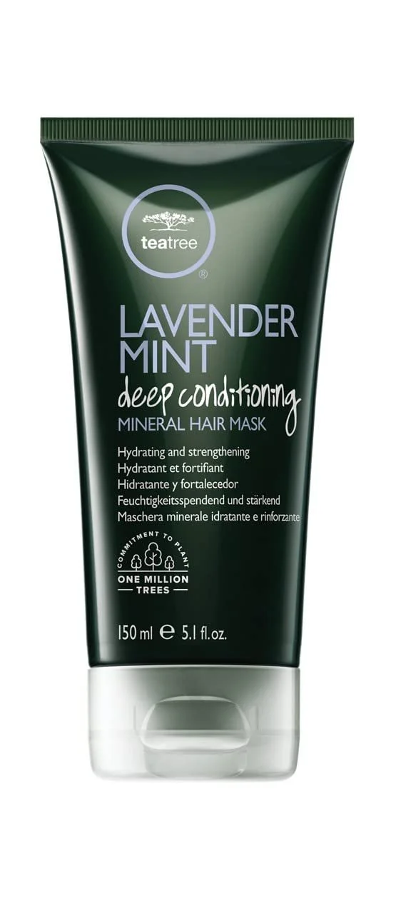 Маска для волос Tea Tree Lavender Mint Deep Conditioning Mineral Hair Hydrates + Strengthens для густых и сухих волос 150 мл, фото №1