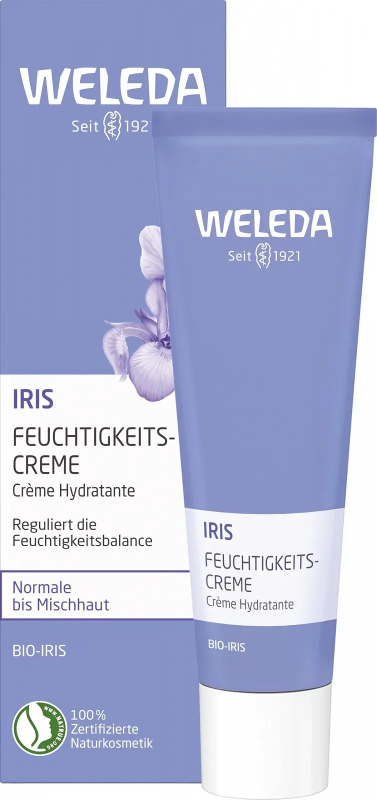 Зволожувальний крем Weleda Bio Iris Balancing денний та нічний для сухої шкіри 30 мл (1 x 30 мл), фото №1 Зволожувальний крем Weleda Bio Iris Balancing денний та нічний для сухої шкіри 30 мл (1 x 30 мл), фото №1