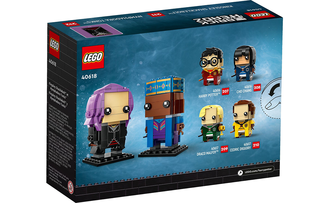 Детский конструктор LEGO Brick Headz Кингсли Шеклболт и Нимфадора Тонкс (40618), фото №3