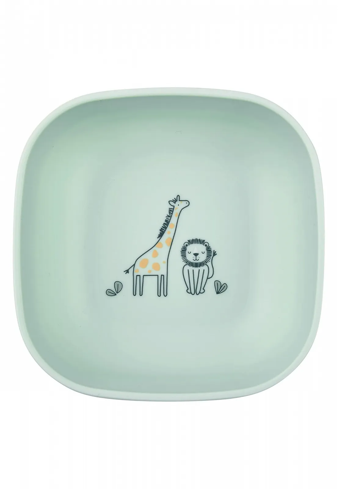 Набір посуду Sterntaler Жираф і Лев Квадратний з мотивом сафарі: тарілка, миска, чашка та столові прибори Блідо-зелений, фото №6 Набір посуду Sterntaler Жираф і Лев Квадратний з мотивом сафарі: тарілка, миска, чашка та столові прибори Блідо-зелений, фото №6