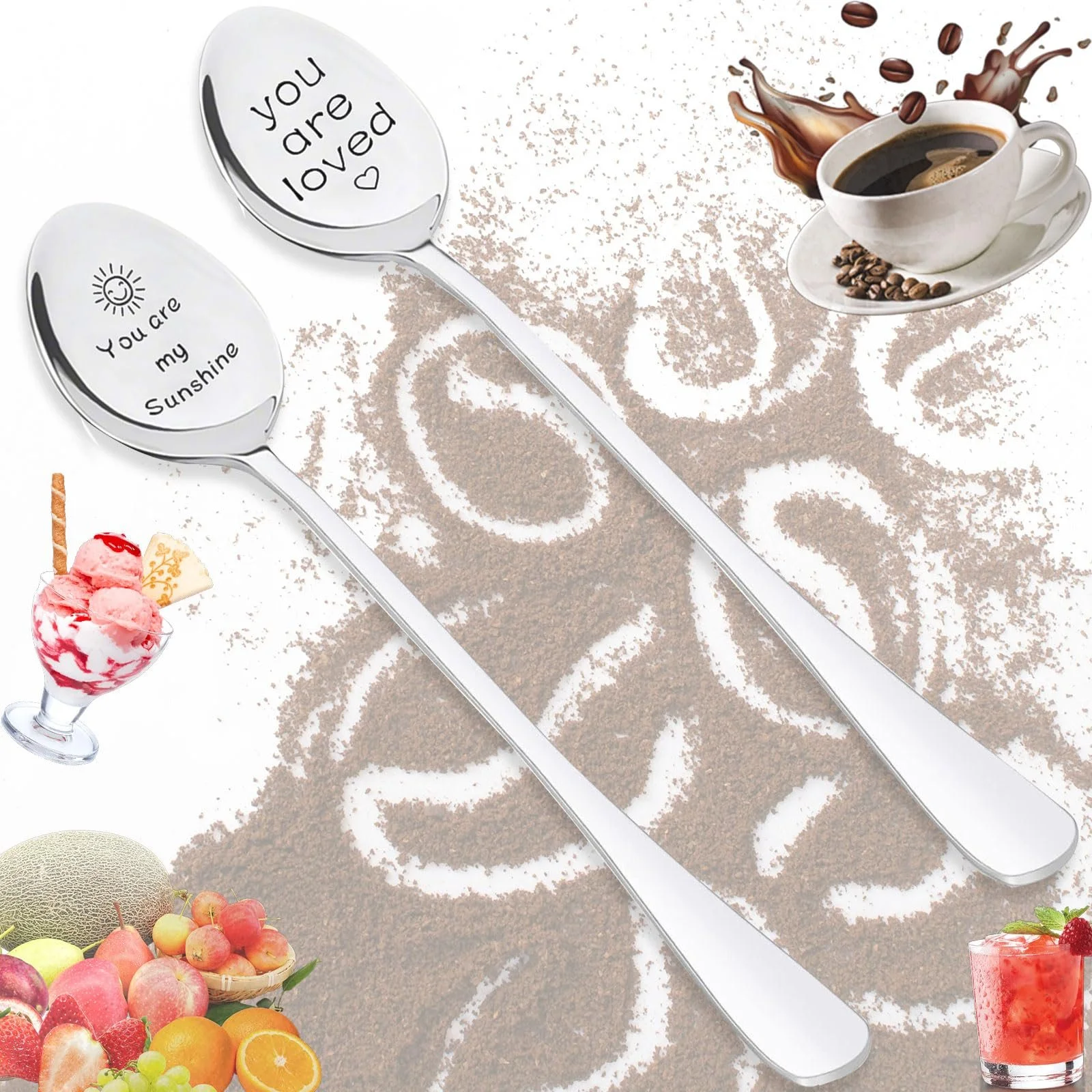 Ложка для Nutella, Кавові ложки з нержавіючої сталі, фото №1