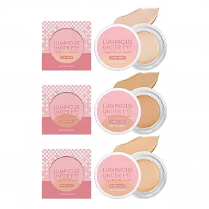 Консилер Luminous Superluminous Undereye Genius Brightening Color-Correcting Eye Brightener Medium Coverage увлажняющий (Набор, 7 г) - Фото 1