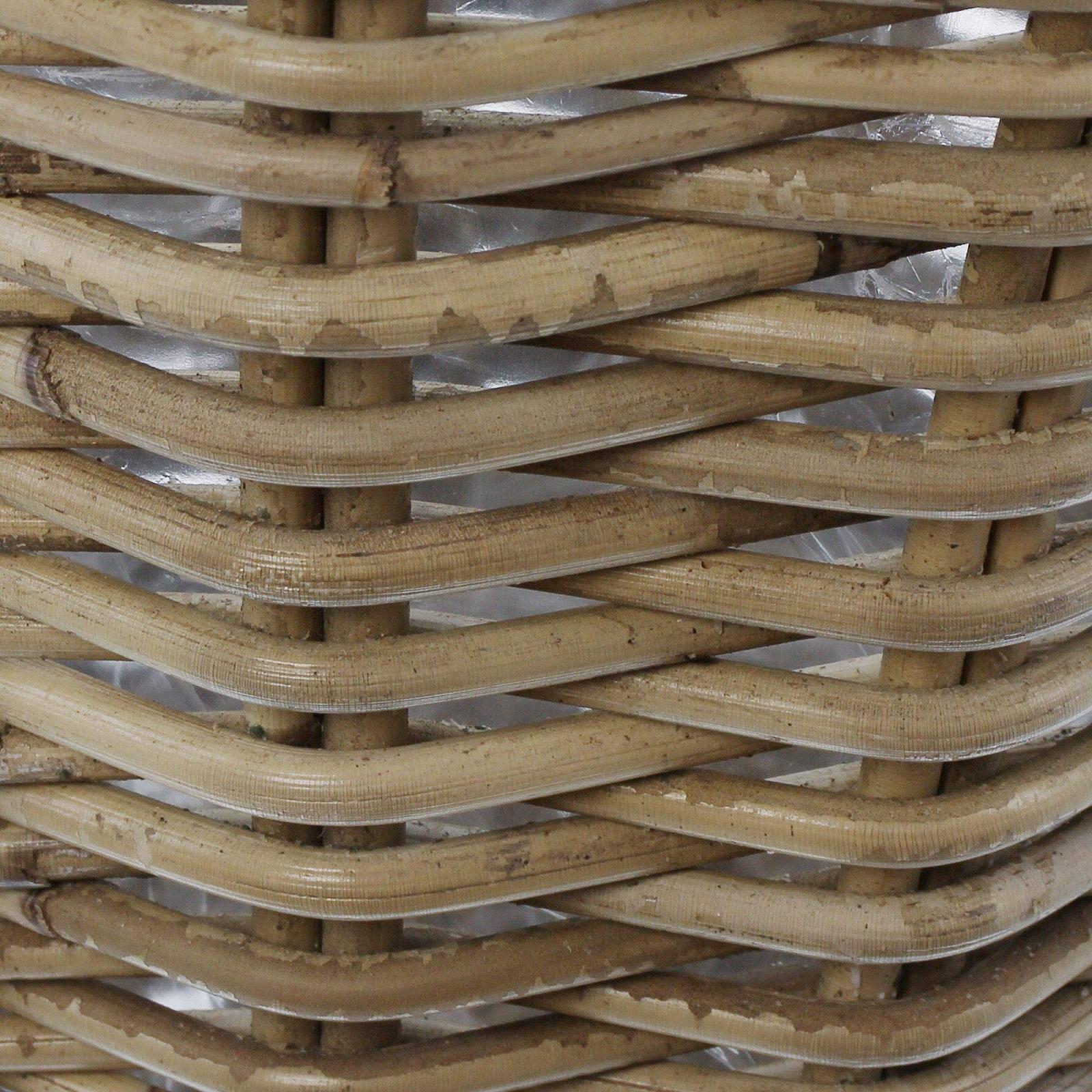 Кошик для рослин Rattan 35 x 25 см Koboo-Grey, фото №3