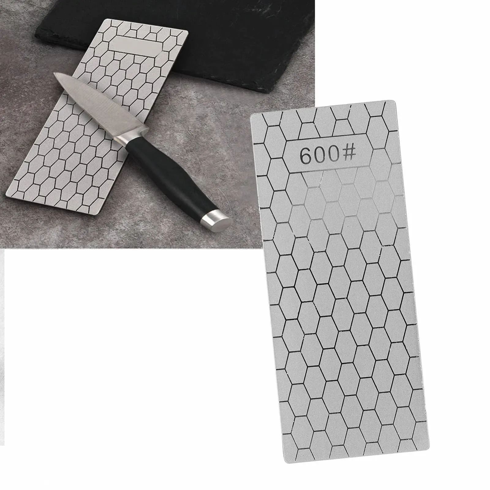 Точильный камень алмазный AYNEFY Соты 600 грит компактный, фото №5