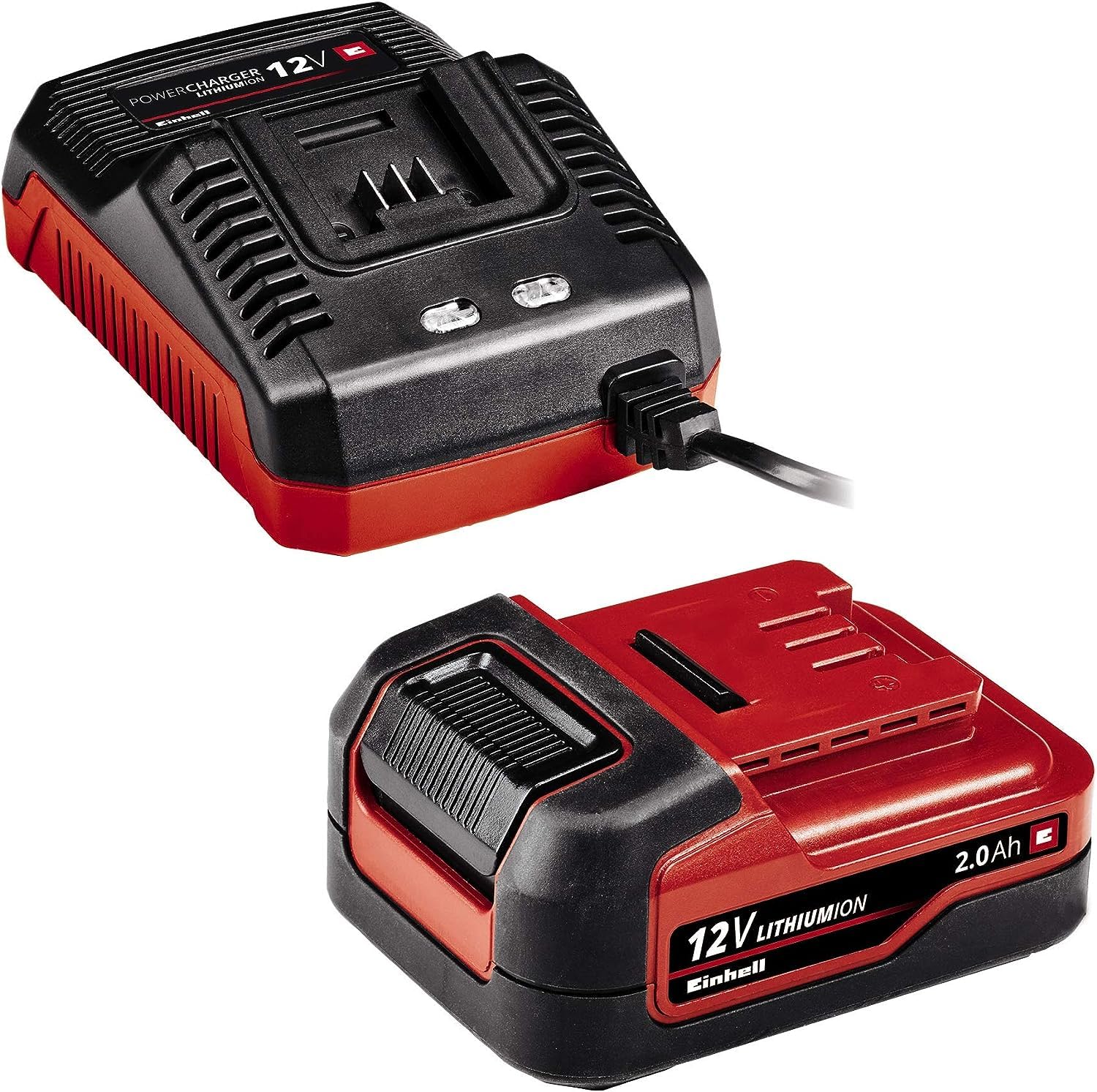 Шуруповерт Einhell TE-CD 12/1 3X-Li +39 (1 x 2.0 Ah) (Li-Ion, 12 В) 30 Нм, 2 скорости, со съемным 10 мм патроном 34-комплект насадок, 5 сверл по дереву с зарядным устройством + 1 x 2.0 Ah аккумулятор, фото №4
