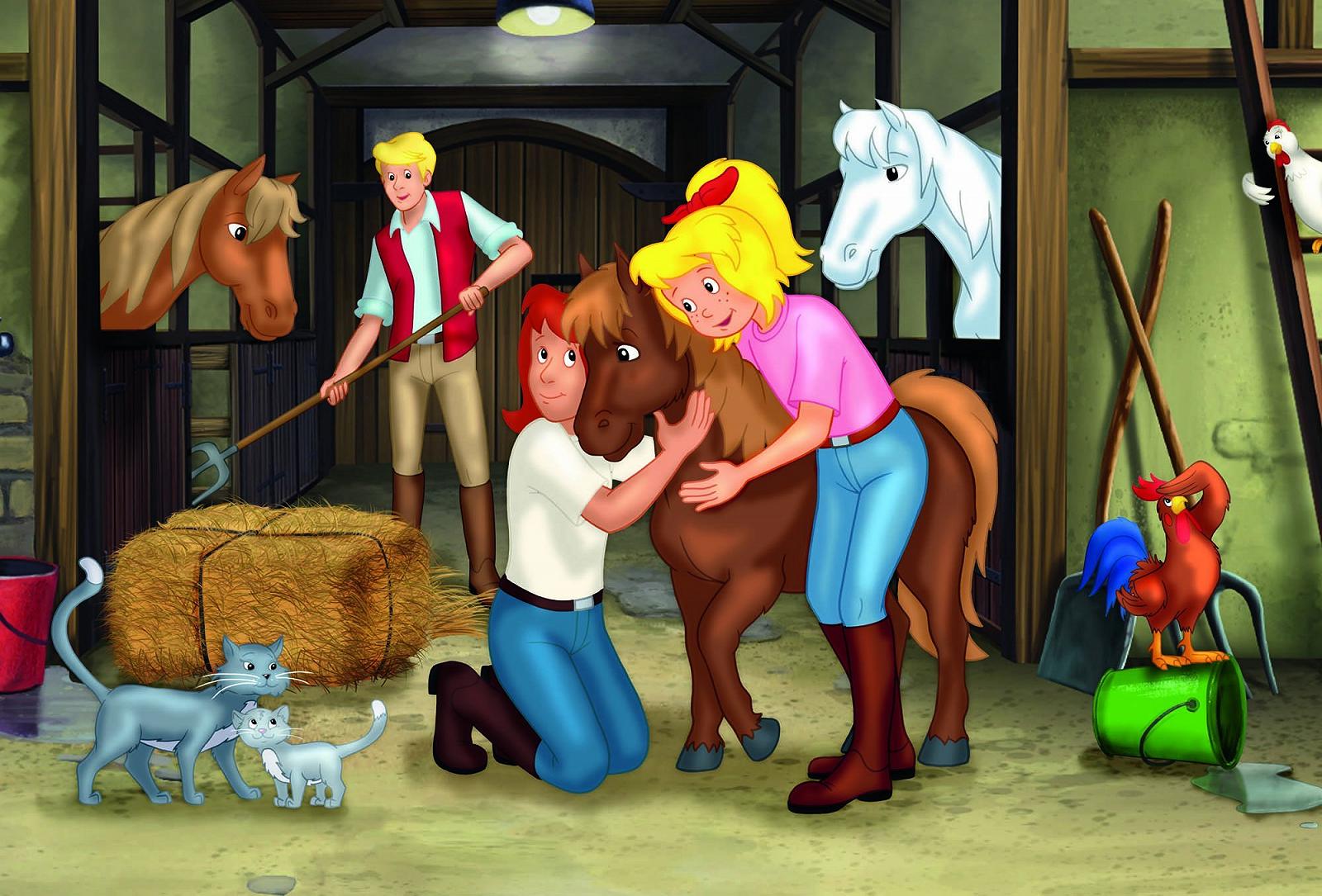 Пазл Schmidt Games Bibi and Tina 56509 2 x 100 и 2 x 150 деталей, фото №5