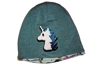 Шапка подвійна Maximo Дитяча для дівчинки з шикарною підкладкою - Фото 1