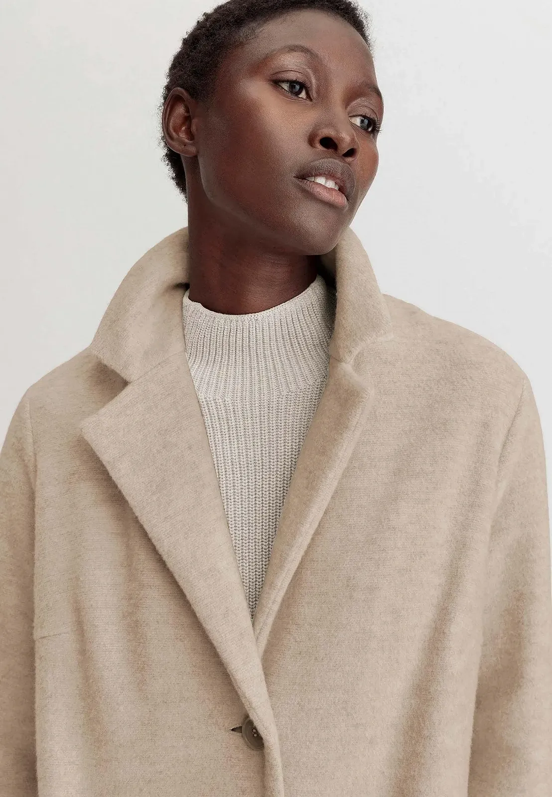 Пальто hessnatur Wollfleece Regular з органічної мериносової вовни з органічною бавовною, фото №6 Пальто hessnatur Wollfleece Regular з органічної мериносової вовни з органічною бавовною, фото №6