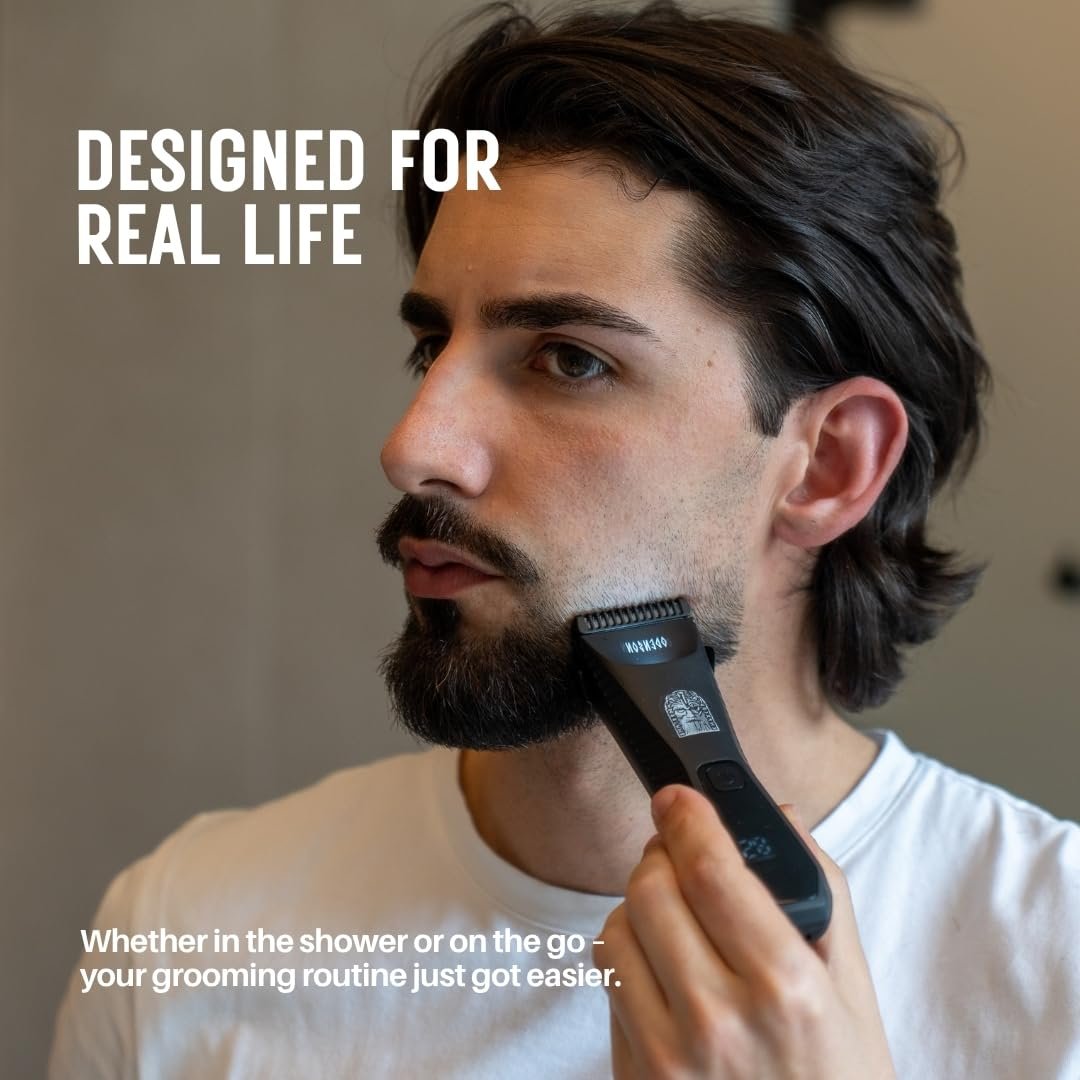 Электробритва Odenson Stone Shaver для бороды и тела, беспроводная, водонепроницаемая, с LED-подсветкой, фото №7 Электробритва Odenson Stone Shaver для бороды и тела, беспроводная, водонепроницаемая, с LED-подсветкой, фото №7