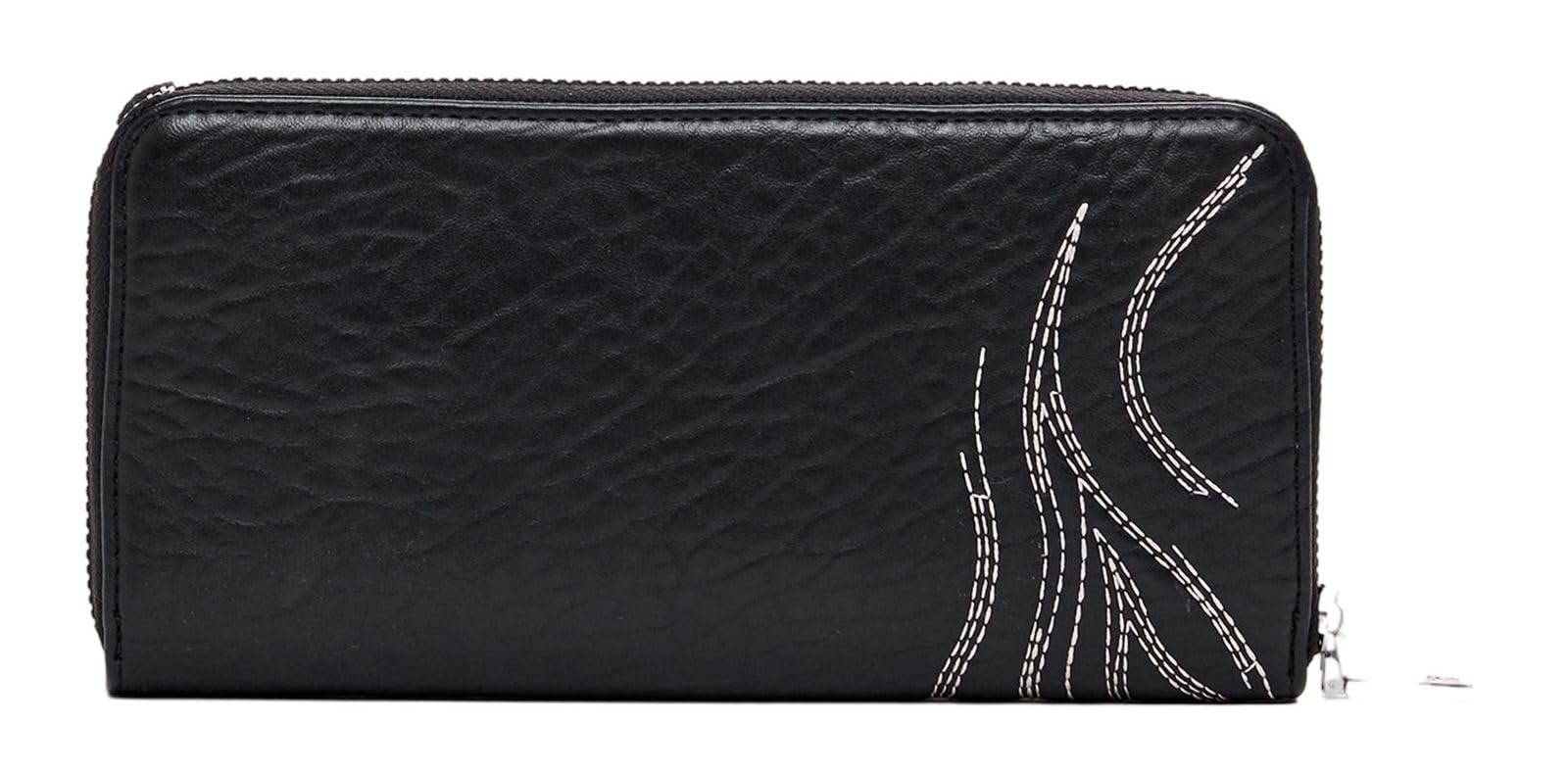 Гаманець Desigual Жіночий 25SAYP09 Bi-Fold, Чорний, фото №4