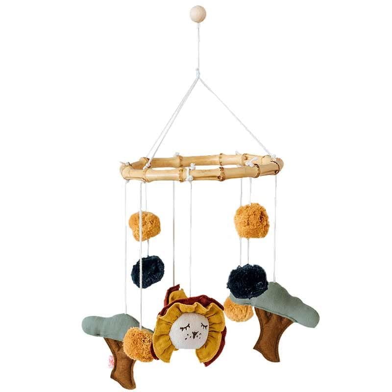 Мобиль kikadu Lion с деревянным кольцом, фото №1 Мобиль kikadu Lion с деревянным кольцом, фото №1