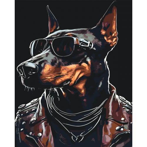 Картина по номерам Доберман 40x50 см [tsi238285-TSI], фото №1