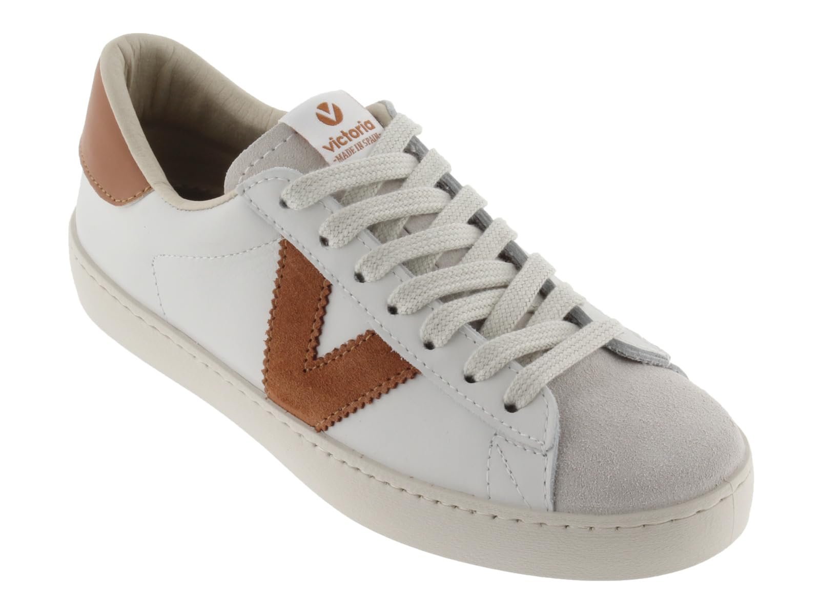 Кеди Victoria Berlin Шкіра та Контрастні Деталі та Спліт Шкіряний Носок 1126142, фото №5