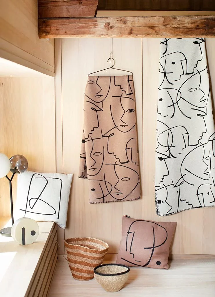 Плед David Fussenegger Sylt 'Faces' 140 x 200 см Середній Коричневий, фото №3