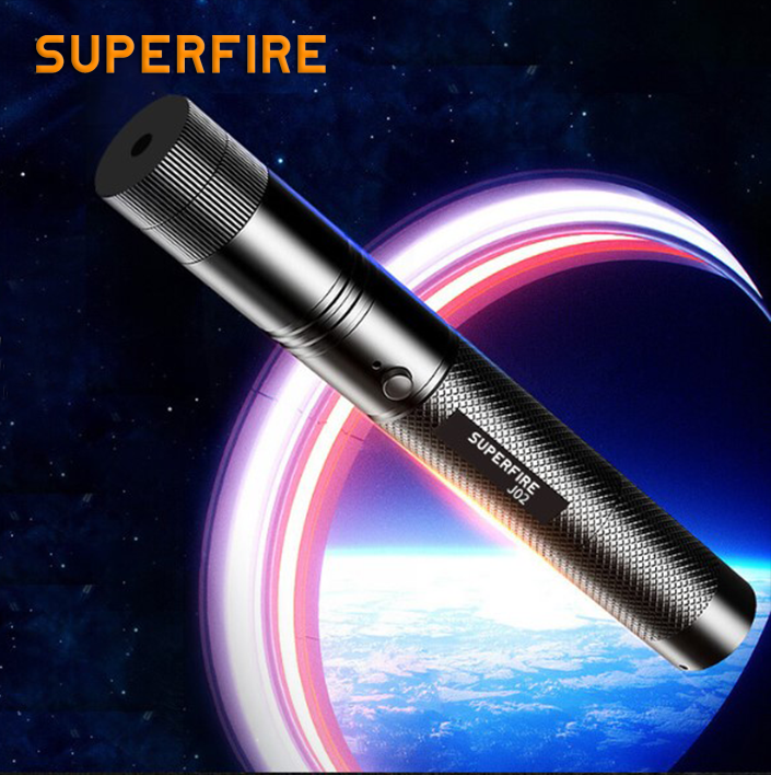 Фонарик лазерный аккумуляторный J02 SuperFire 200mAh, фото №8