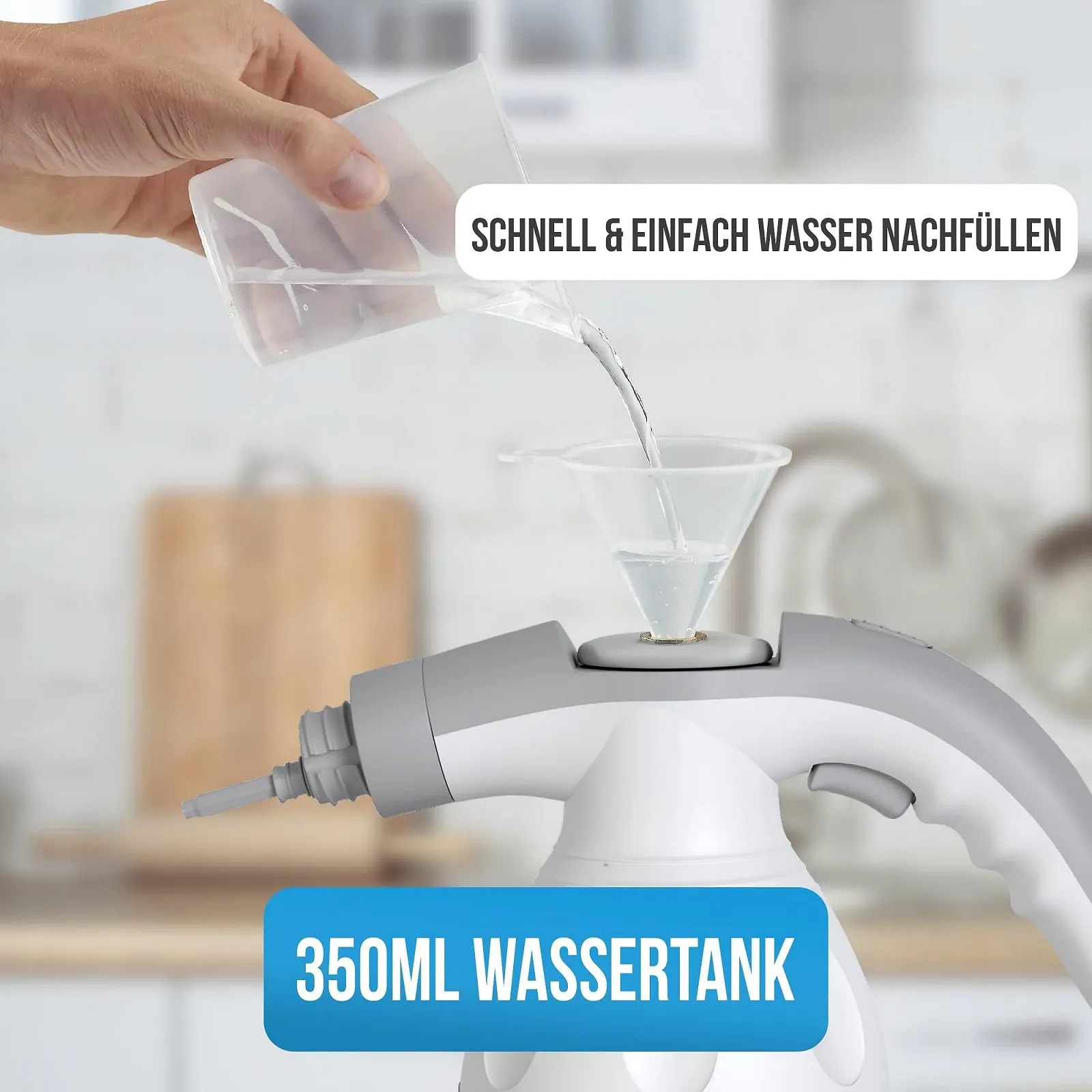 Пароочисник Strex 1200 W 4 бар портативний All-in-One, фото №8