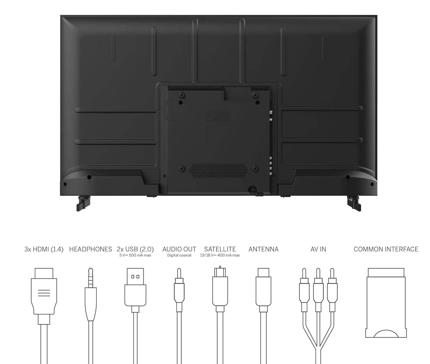 Телевизор 40" Thomson 40FD2S13 / Full HD / 60 Гц / LED / T2, фото №5 Телевизор 40" Thomson 40FD2S13 / Full HD / 60 Гц / LED / T2, фото №5