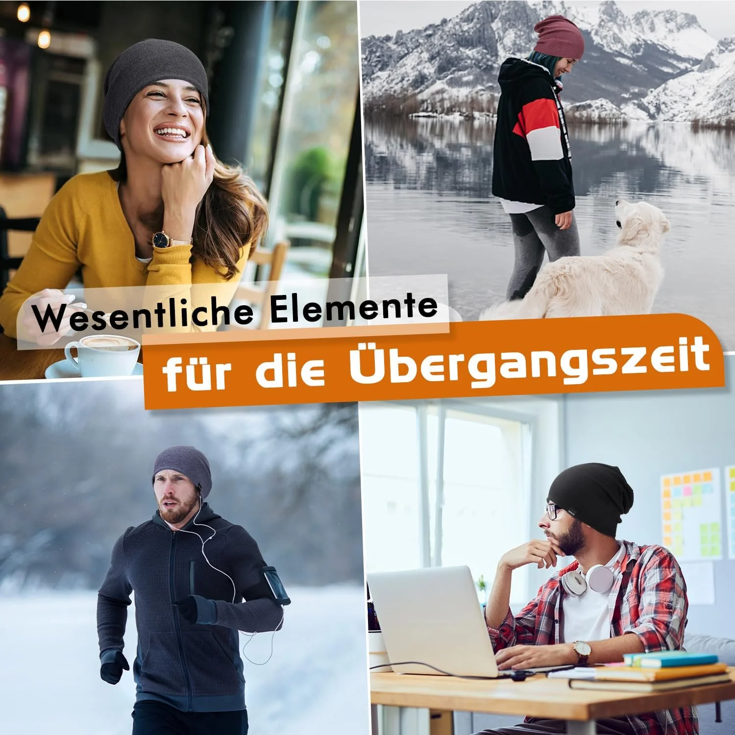 Легкая удлиненная шапка-бини для женщин, мягкая, фото №7 Легкая удлиненная шапка-бини для женщин, мягкая, фото №7