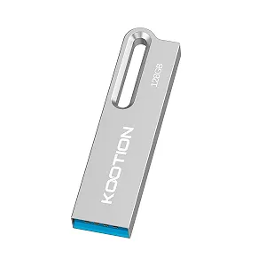 USB-флеш-накопичувач KOOTION 128GB USB 3.0 водонепроникний металевий Сріблястий - Фото 1