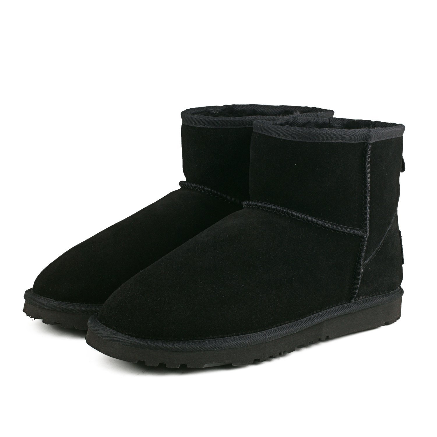 Ботинки Shenduo Короткие Водонепроницаемые Зимние Кожаные Без Застежки Теплые D5645, фото №7