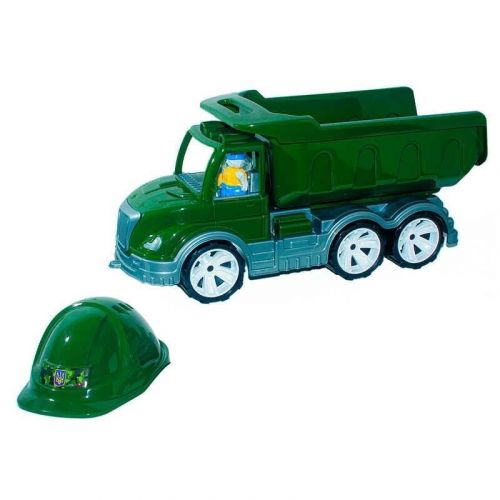 Самоскид Mati вiйськовий з каскою арт 003/8, Набір дитячий Бамсик [tsi214037-TSI], фото №1