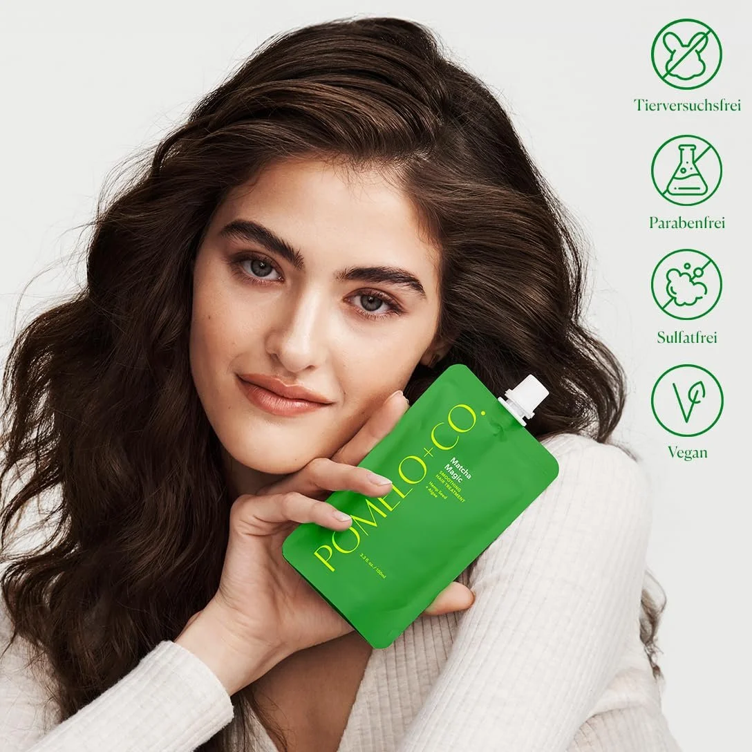 Маска Pomélo+Co. Natural Anti Frizz Matcha Magic 99.3% 100 мл, фото №5