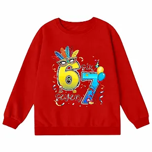 Детский пуловер с мультяшным принтом synthetic.ua - Фото 1