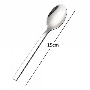 Ложки чайні Cadine, 12 штук, нержавіюча сталь, маленькі десертні ложки synthetic.ua - Фото 1