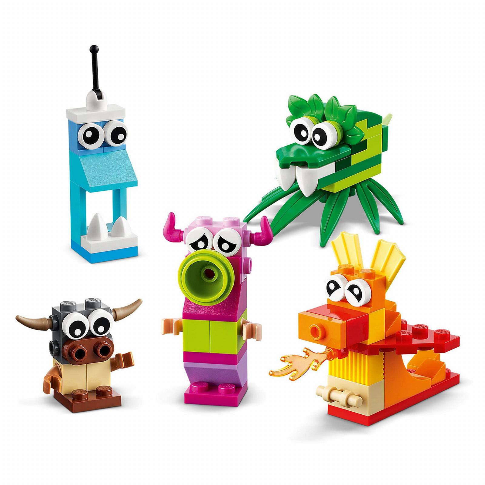 Конструктор LEGO Classic Набір для творчості Creative Monster для дітей від 4 років 11017, фото №6