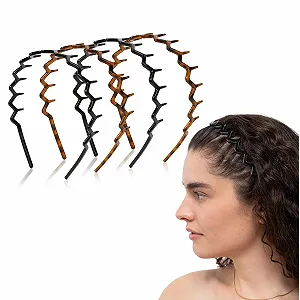 Обруч Зигзаг 4 шт. Чорний - Фото 1