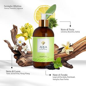Энергизирующий гель для душа Aqua di Sorrento Sirea Lemon Orange Blossom and Vanilla 300 ml synthetic.ua - Фото 1