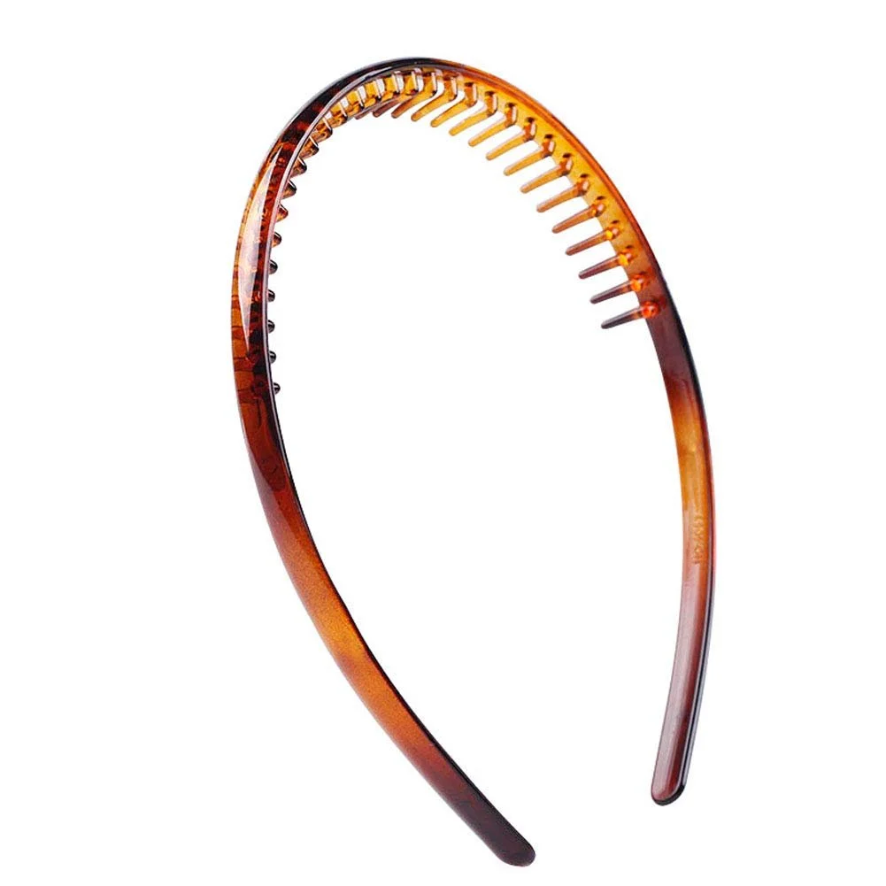 Набір з 2 жіночих твердих пластикових обручів для волосся, фото №9 Набір з 2 жіночих твердих пластикових обручів для волосся, фото №9