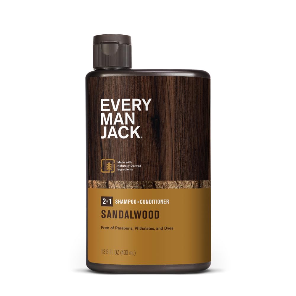 Шампунь Every Man Jack Щоденний Сандалове дерево, 399 мл, фото №1