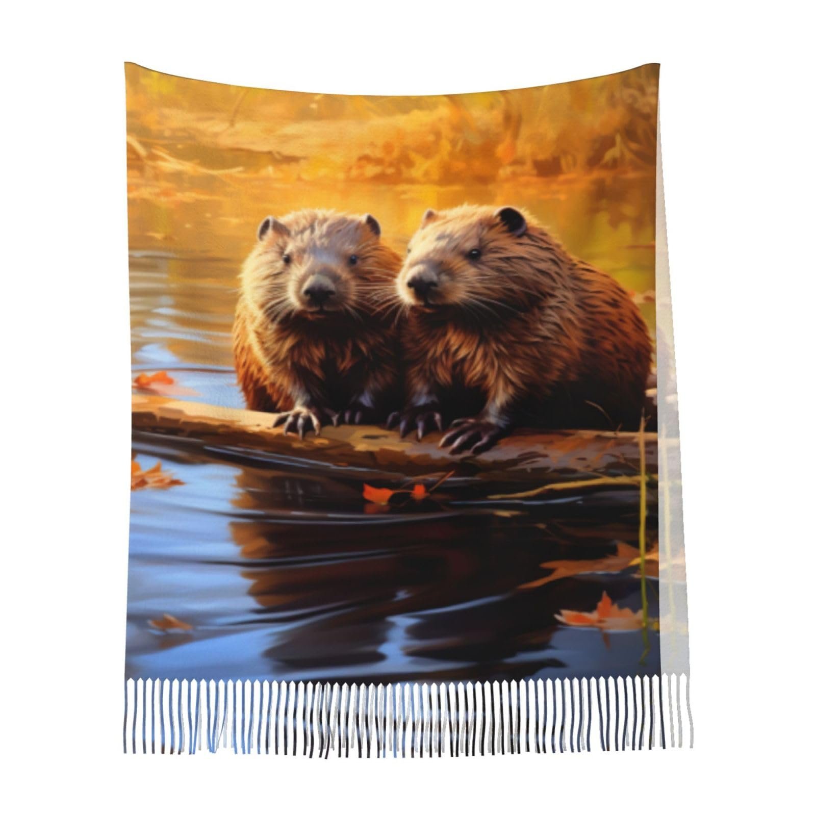 Пашміна Beaver Working3 Чорний, універсальний розмір, фото №9