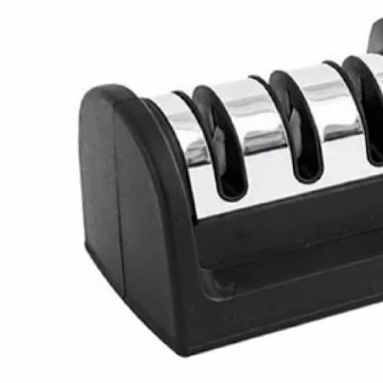 Ручне точило Qcwwy 3 слоти нержавіюча сталь Black, фото №9