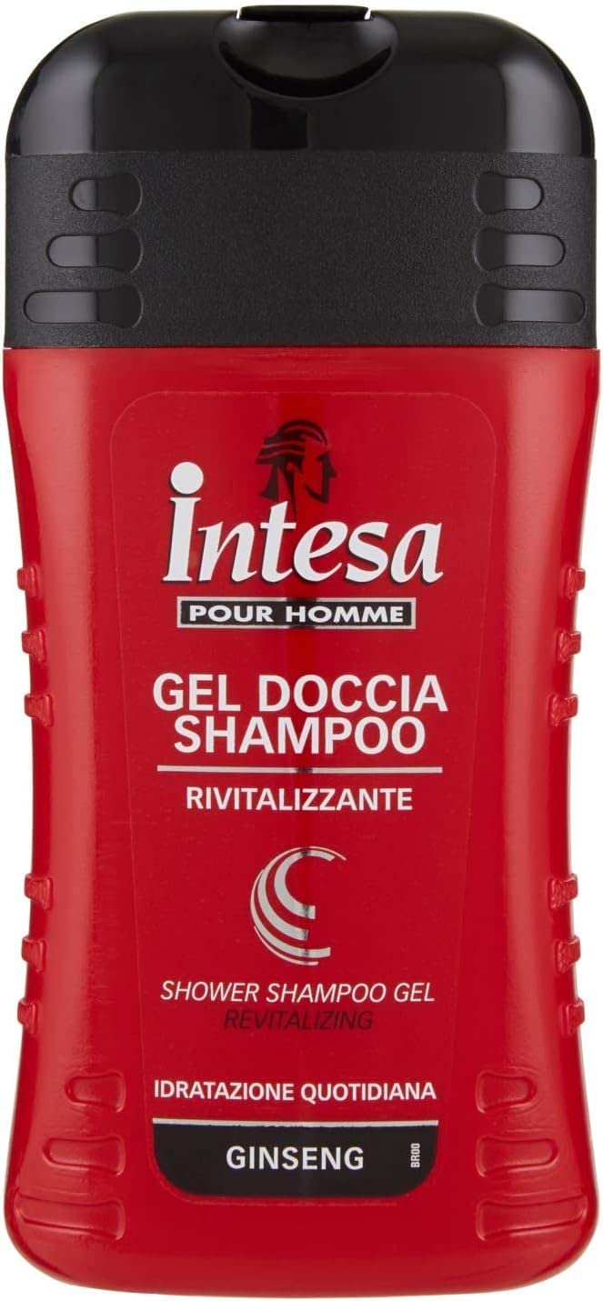 Гель для душу та шампунь Intesa Pour Homme Rivitalising Ginseng - 250 мл, фото №1