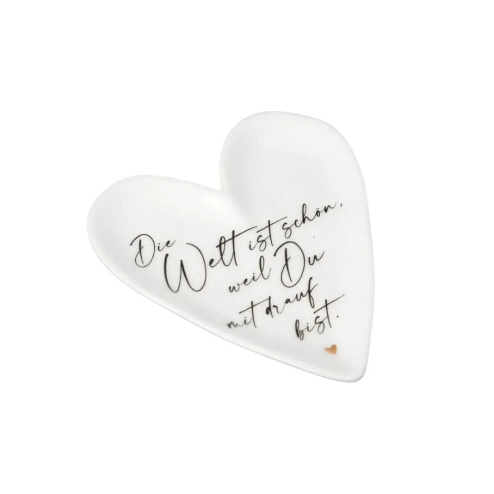 Декоративная тарелка Good old Friends Mini Heart "Мир прекрасен, потому что ты есть в нем", фото №1 Декоративная тарелка Good old Friends Mini Heart "Мир прекрасен, потому что ты есть в нем", фото №1