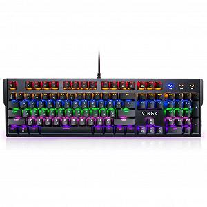Клавіатура Vinga KBGM160 black 607007 - Фото 1