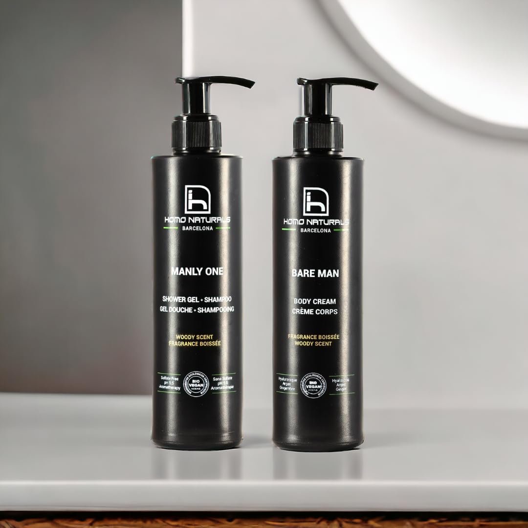 Гель для душу + крем для тіла Homo Naturals, фото №3